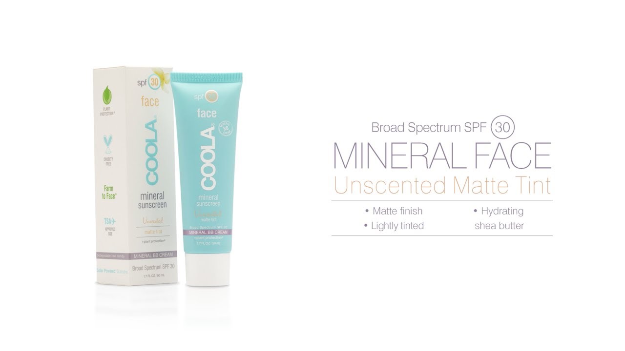 COOLA Mineral Face Matte Tint Sunscreen SPF 30 LovelySkin