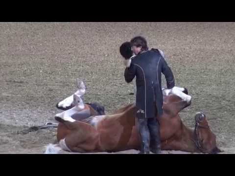Le numéro de cheval le plus drôle de tous les temps ! tommie turvey et pokerjoe ! - nuit du cheval 2015 -