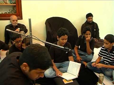 Mehdi Aga, 24th Safar 1436, Bangalore.