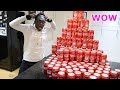 Drinking 100 Coca Cola Cans