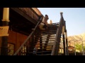 Stunt Fall Down Stairs