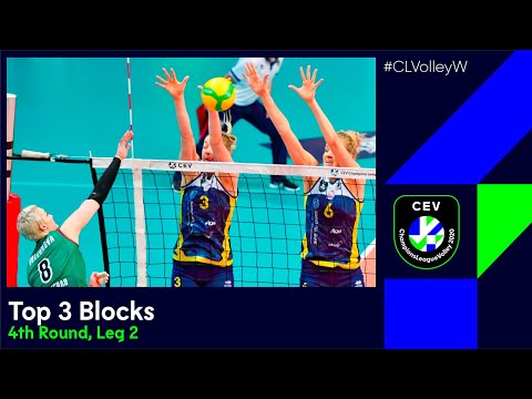 #CLVolleyW | Top 3 Blocks - 4th Round, Leg 2