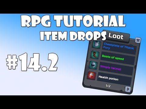 #14.2 Unity RPG Tutorial - Item drops