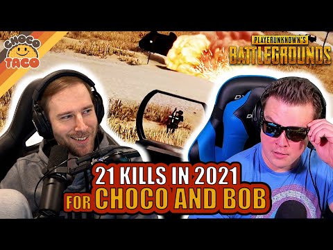 21 Kills in 2021 for chocoTaco and HollywoodBob - PUBG Duos Gameplay