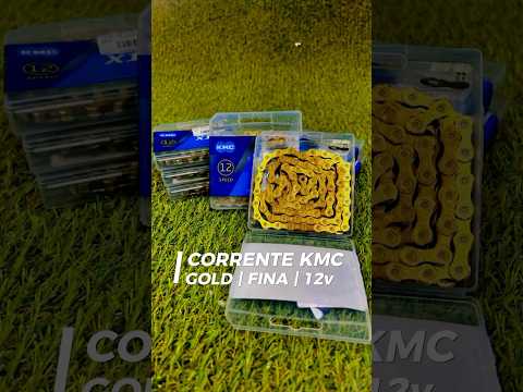 CORRENTE FINA KMC X12 GOLD P/ 12 VELOCIDADES