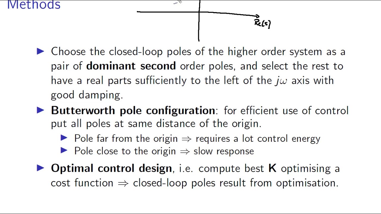 State space control methods: video 7 state feedback design part 2