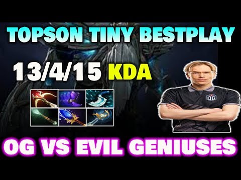 TOPSON TINY BESTPLAY | EG VS OG The International 2019