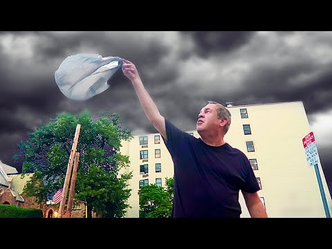 THROWING PLASTIC BAGS IN A THUNDERSTORM! (Last Day Living In Pennsylvania)