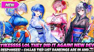 *YIKESSSS LOL! THEY DID IT AGAIN! NEW DEV RESPONSES* + COLLAB TIER LIST RANKINGS ARE IN AND... Nikke