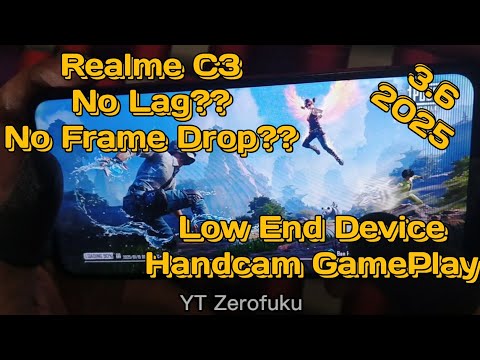 Realme C3 3/32 GB Mediatek Helio G70 Test Pubg 3.6 In 2025 | Handcam Gameplay