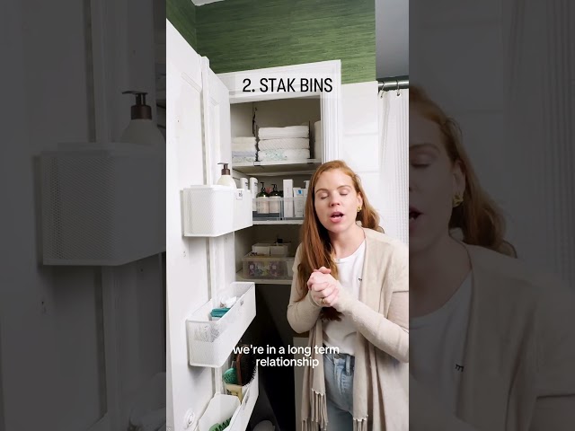 Vídeo relacionado con iDesign The Home Edit Series, Sistema de organización móvil para armarios, plástico reciclado