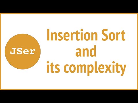 Insertion Sort And Its Complexity Jser Javascript Algorithm