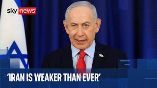 Israeli PM Benjamin Netanyahu says Iran has 'no ability' to enrich uranium
