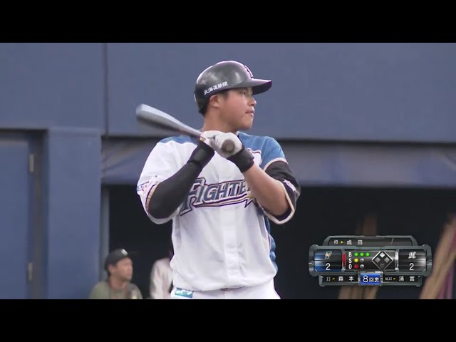 【ファーム】ファイターズ・森本の勝ち越しホームラン‼ 2019/5/15 F-M(ファーム)