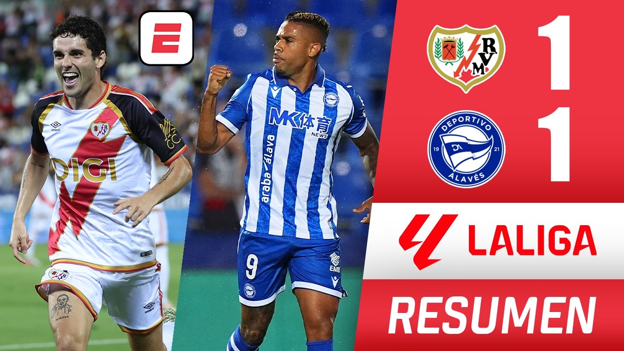 RAYO VALLECANO dejó escapar puntos tras empate agónico del ALAVÉS con gol de MARIANO | La Liga
