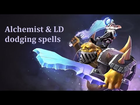 Alchemist and Lone druid can dodge spells while transforming