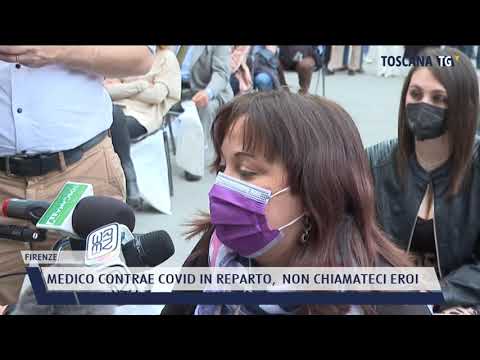 2021-06-02 FIRENZE - MEDICO CONTRAE COVID IN REPARTO,  NON CHIAMATECI EROI