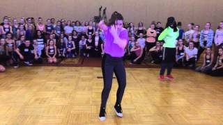 Young girl (special talent ) inspires all- Willdabeast Adams- Wacka Flacka No Hands class-