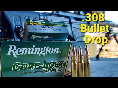 .308 Bullet Drop - Demonstrated and Explained | First Shots with Remington Core-Lokt Tipped