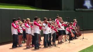 Eden Prairie String Academy - Star Spangled Banner - Minnesota Twins Game - July 20, 1014