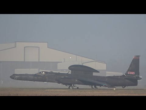 🇺🇸 2x U-2 Black 01/02 Departure  RAF Fairford 14/03/22