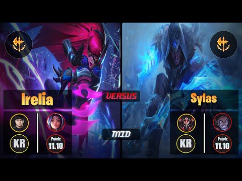 Lava IRELIA (Mid) [Conqueror] VS SYLAS - Grandmaster KR Patch 11.10
