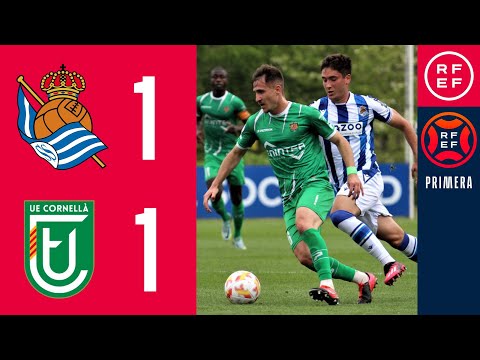 RESUMEN #PrimeraFederación | Real Sociedad B 1-1 UE Cornellà | Grupo 2 | Jornada 34