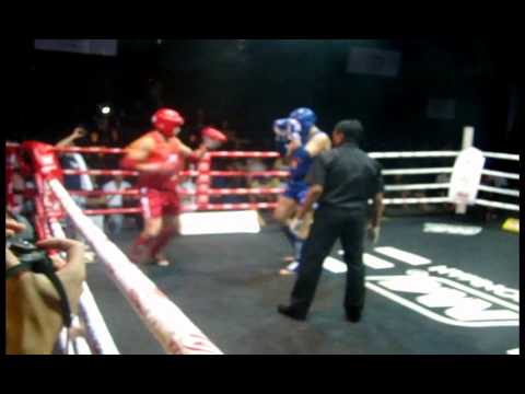 Mauricio BIG Castilho (Brazil) vs Ianculescu Marius (Romania) - World Muay Thai Championship 2014