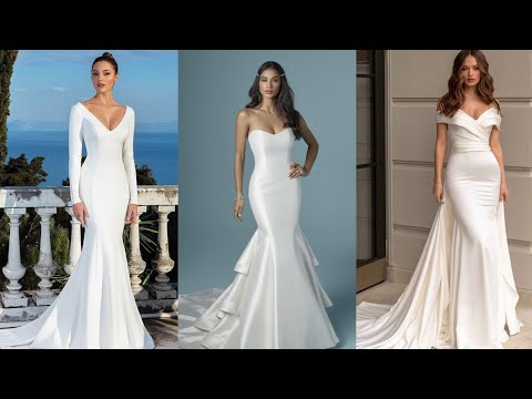 Simple & Modern Mermaid Wedding Dresses