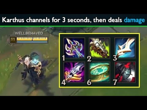 200 IQ Karthus Items.