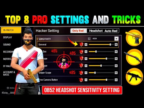 Free Fire Headshot Setting After Ob52 Update 2026⚡Best Sensitivity Settings ⚙️| Sensitivity Setting 