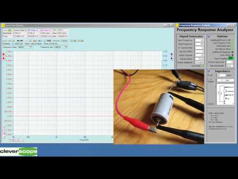 Impedance measurement using the Cleverscope FRA