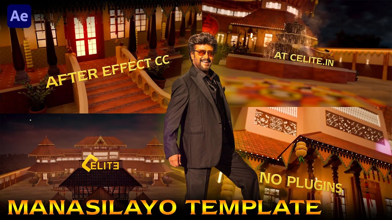 Manasilayo Titles – Vettaiyan After Effects Template