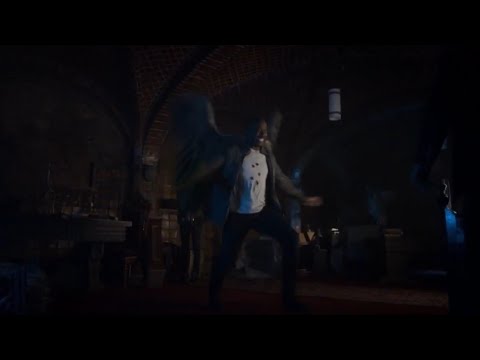 Lucifer - Amenadiel protects chloe  S5E5