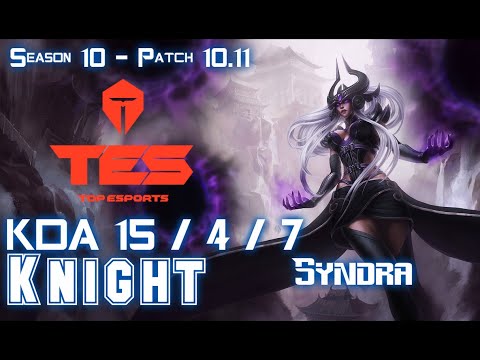 TES Knight SYNDRA vs SYLAS Mid - Patch 10.11 KR Ranked