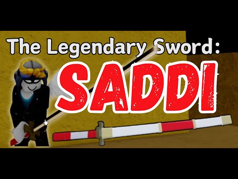 How to get SADDI Sword?- Blox fruits