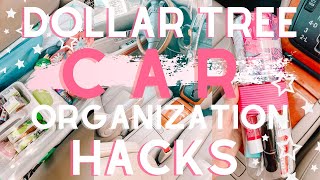 Easy Dollar Tree Hacks To Organize & Clean Your CAR!