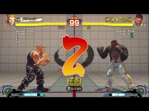 ACE E I RI N (Guile) vs Kuroken (Dudley) - AE 2012 Ranked Match *720p HD*