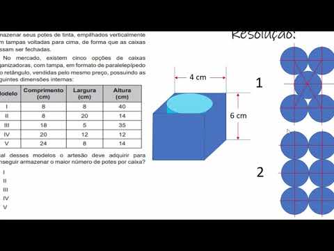questão 137 matemática prova cinza enem 2018 - volumes e comparações