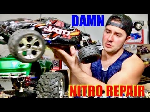 Race Prepping my Traxxas T-Maxx 3.3 - Replacing the Clutch And Slipping One-Way Bearing - Jato Broke