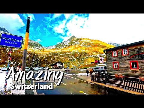Ober Alp Pass Epic Swiss Mountain Drive Through Breathtaking Alpine Scenery