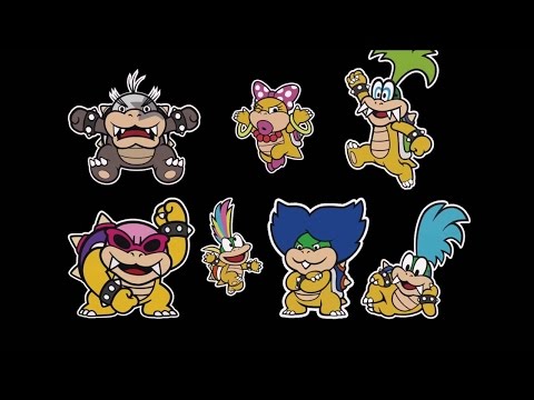COMBINE#1 koopaling bosses (paper mario color splash)