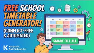 Free Automated School Timetable/Routine Generator | Karyatrix AutoScheduler | Free Online Software