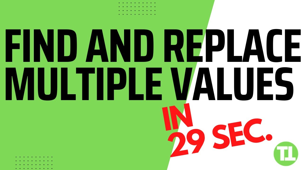 Find and Replace Explained in 29 Seconds Google Sheets Excel 🤯 #shorts #googlesheets #excel