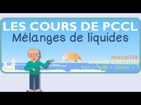 5e - COURS n° 07 - MÉLANGES DE LIQUIDES - Physique-Chimie - Collège