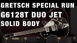 Video thumbnail for Gretsch Special Run G6128T Duo Jet Solid Body Overview by Wildwood Guitars