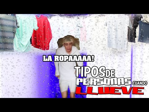 Tipos de PERSONAS cuando LLUEVE 💦🙎‍♀️💦 | Jhonny Palacio
