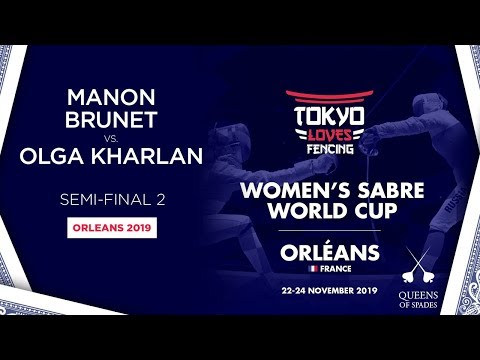 Manon Brunet (FRA) Vs. Olga Kharlan (UKR) - Semi-Final 2 | Orléans 2019