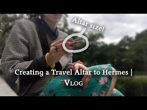 Creating a Travel Altar to Hermes | VLOG