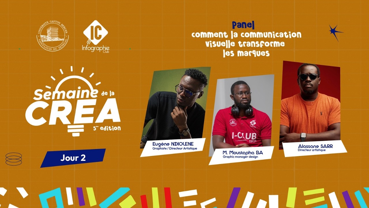 PANEL Semaine de la Créa 2025 - Infographie Club UGB